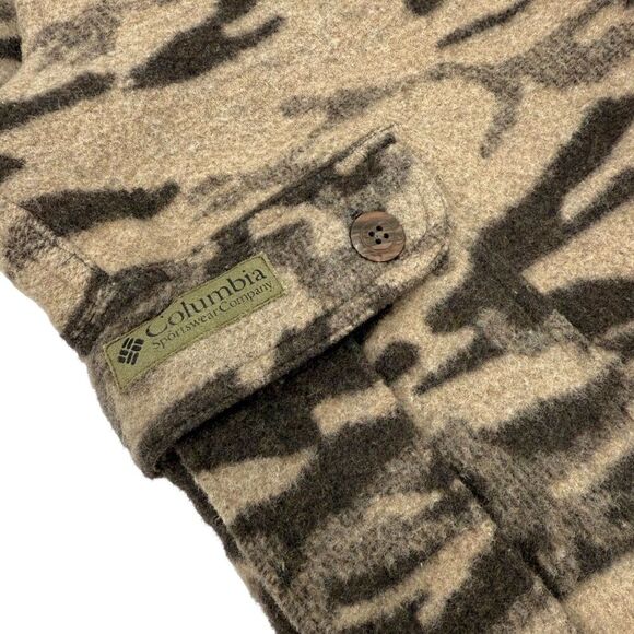 Vintage Columbia Men's Gallatin Range Hunting Pant Beige Camo Size 40x32 - Picture 5 of 11